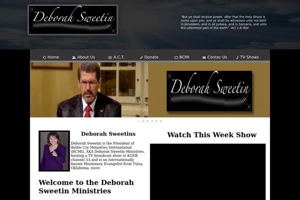 Deborah theme site design template sample
