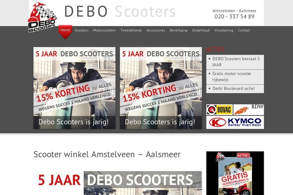 deboscooters.nl site used Debo