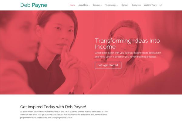 Divi theme site design template sample