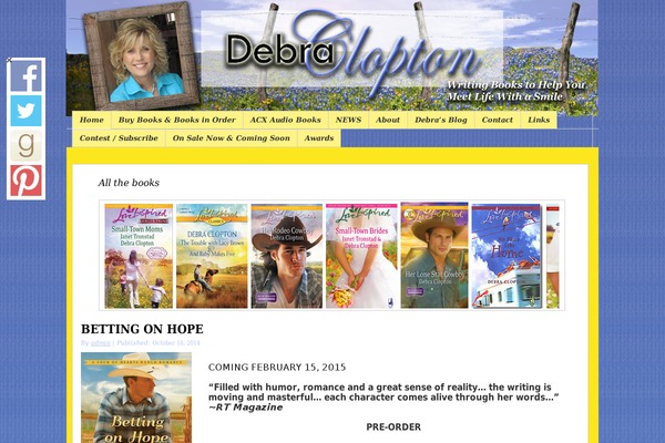 debraclopton.com site used Adw-responsive-author