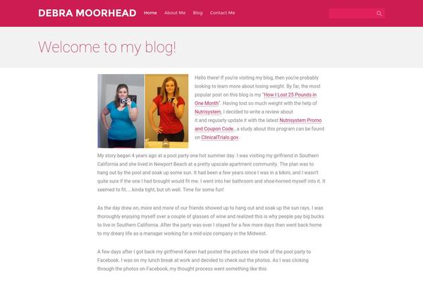 MesoColumn theme site design template sample
