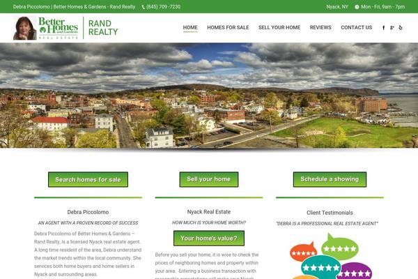 The7 theme site design template sample