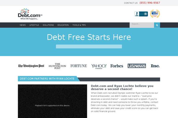 Site using Debtcom-dcom-embed-code-generator plugin