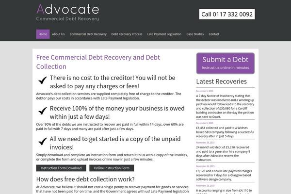 debtadvocate.co.uk site used Toast