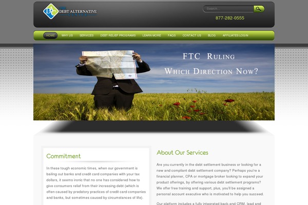 debtalternativecenter.com site used Business-success
