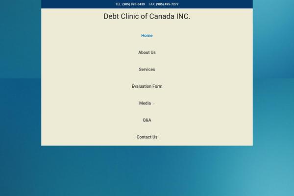 debtcliniccanada.ca site used Astrachild
