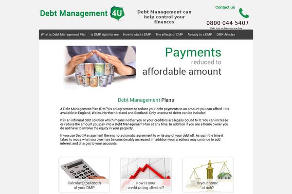 debtmanagementforyou.com site used Debt