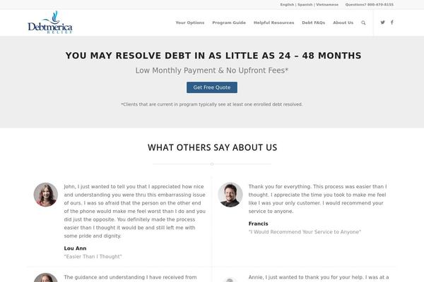 Enfold-child theme site design template sample