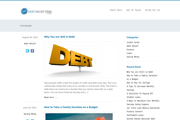 debtrelieffirm.com site used Extensio
