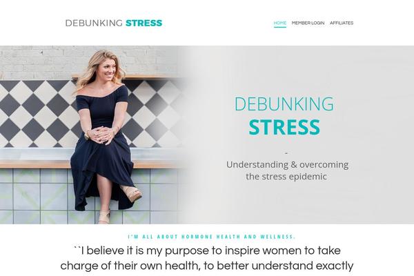 debunkingstress.com site used TheLeaf