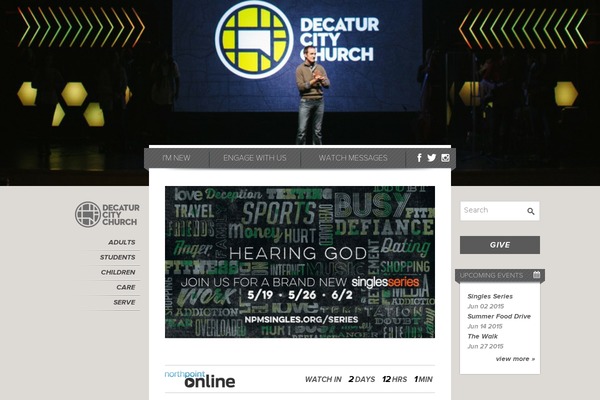 decaturcity.org site used Stonepointchurch