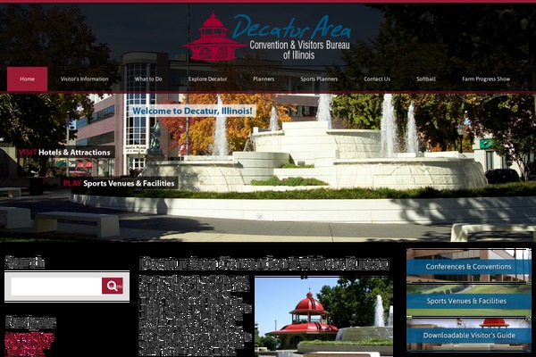 decaturcvb.com site used City-government