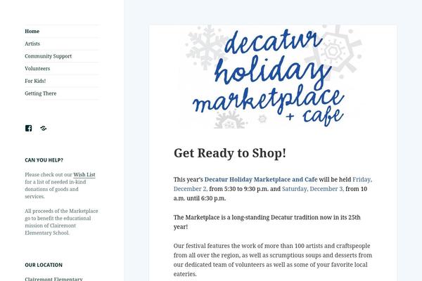 Twenty Fifteen theme site design template sample