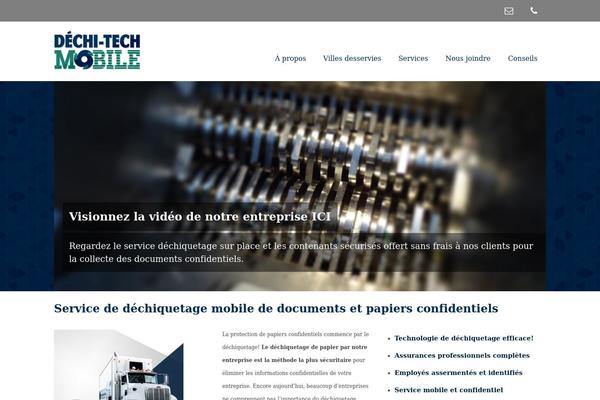 Virtue theme site design template sample