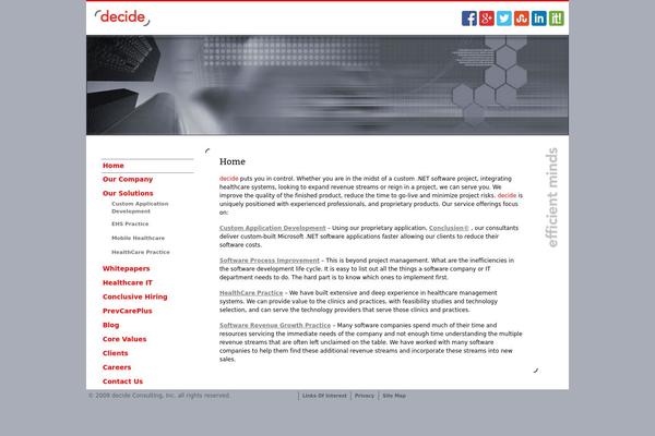 WordPress website example screenshot