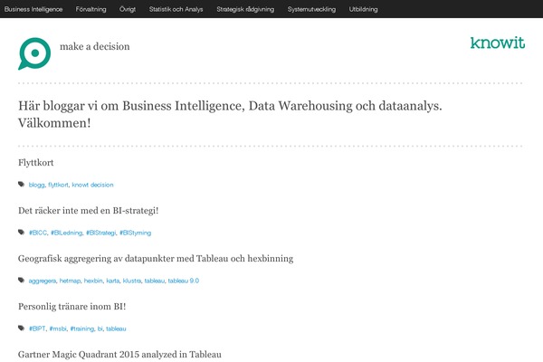 decisionbi.se site used Decisionbi
