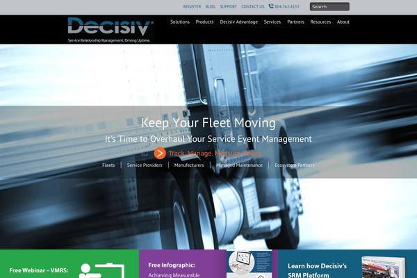 decisiv.net site used Decisiv-custom