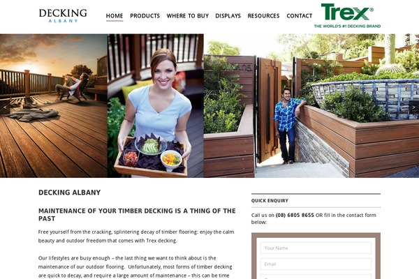 deckingalbany.com.au site used Decking