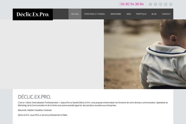 WordPress website example screenshot