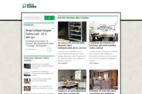 deco-cuisine.fr site used Hotnews