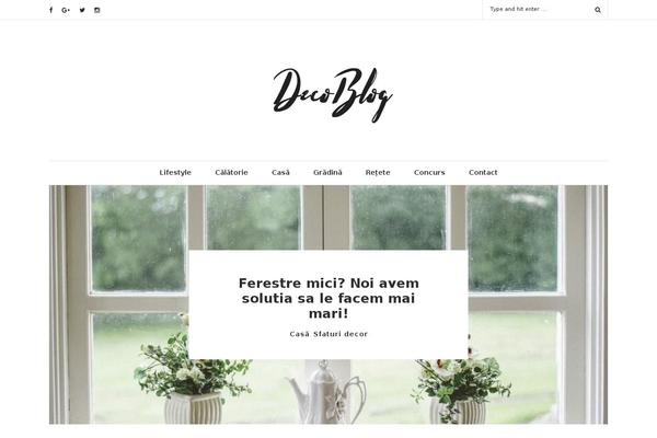 decoblog theme websites examples