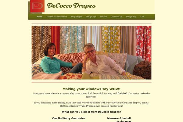 decoccodrapes.com site used Custom-dcc