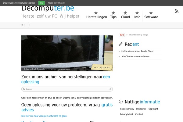 WordPress website example screenshot
