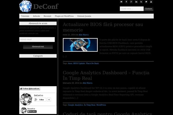 deconf.ro site used Deconf