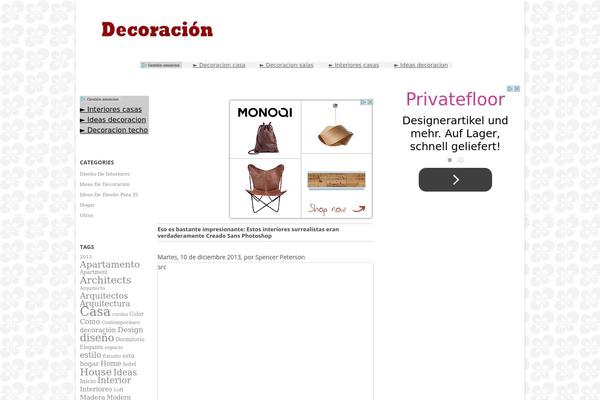 Decoradvisor theme site design template sample