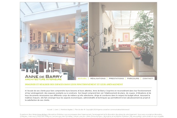 Twenty Ten theme site design template sample