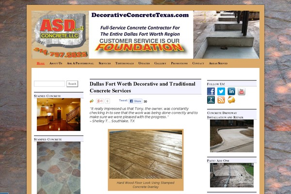 Weaver theme site design template sample
