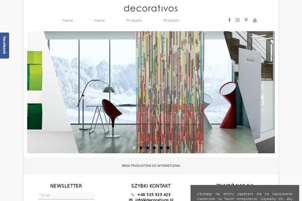 decorativos.pl site used Decorativos-theme