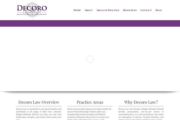 decorolaw.com site used Decoro