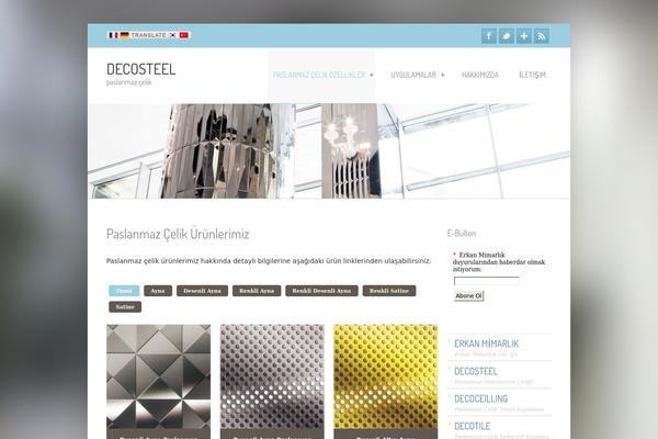 decosteel.com site used Paslanmaz-celik