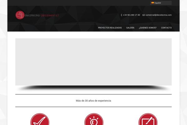 The7 theme site design template sample