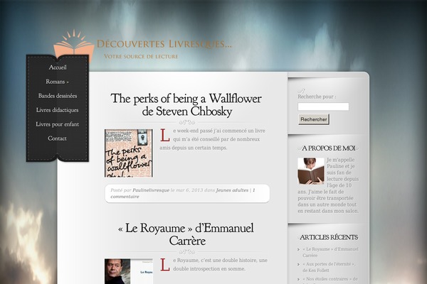 Memoir theme site design template sample