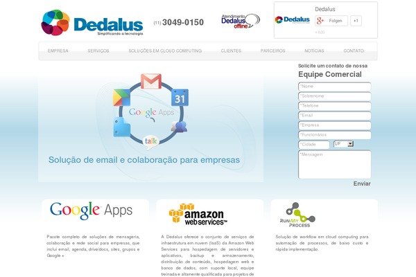 dedalusprime.com.br site used Dedalus