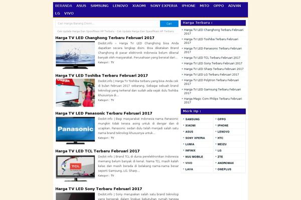 WordPress website example screenshot