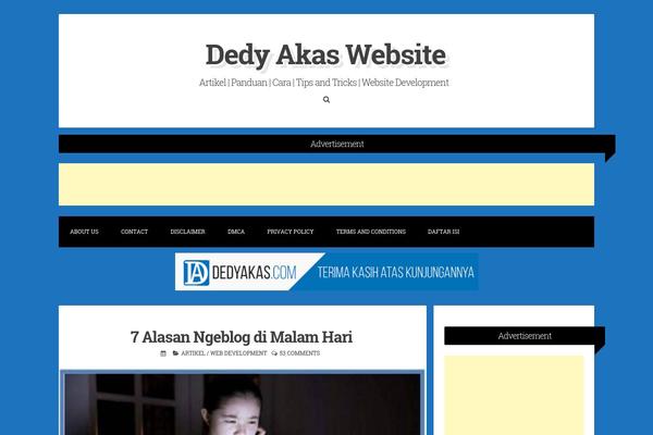 dedyakas.com site used Sahifa_v5.6.8
