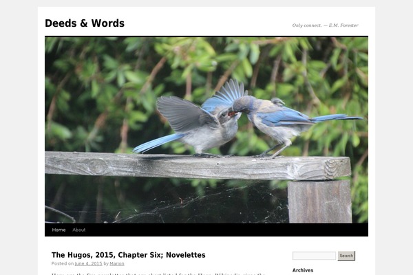 Twenty Ten theme site design template sample