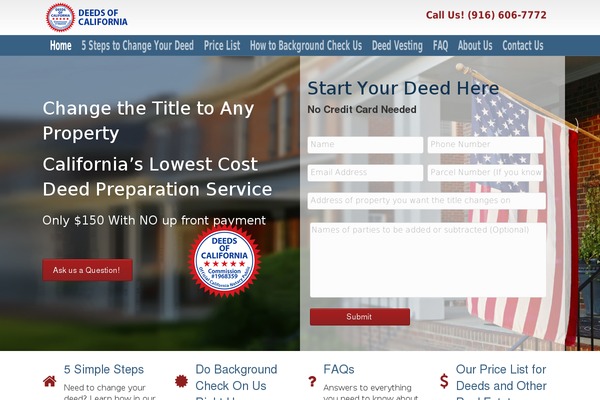 WordPress website example screenshot