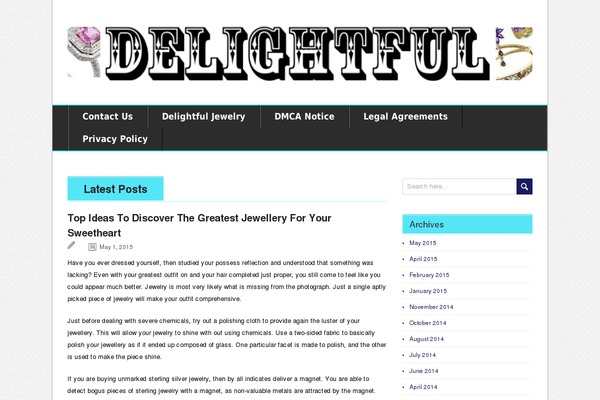 deeelightful.com site used BrightNews