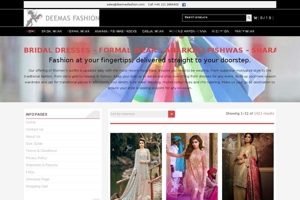 deemasfashion.com site used Accesspress-store-child