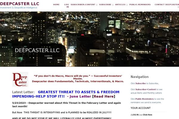 deepcaster.com site used Executive