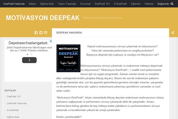 WordPress website example screenshot