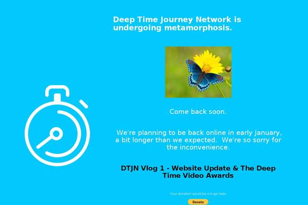 deeptimejourney.org site used Wefoster