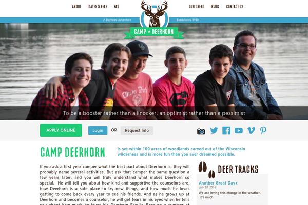 WordPress website example screenshot