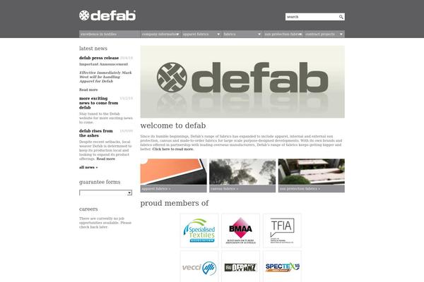 defab.com.au site used Defab