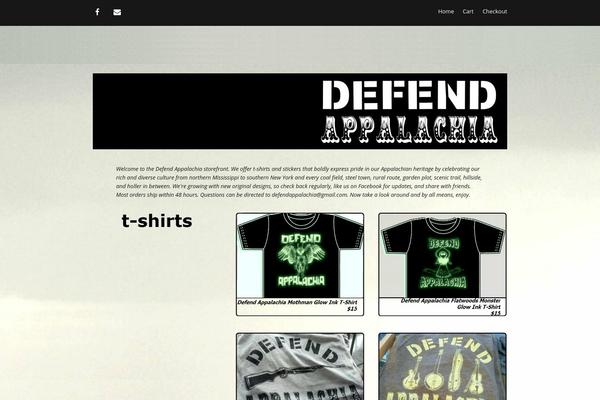 WordPress website example screenshot