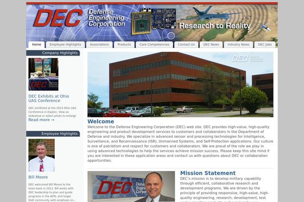 WordPress website example screenshot